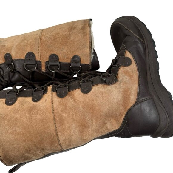 UGG Atlason Waterproof BOOTS Chestnut‎ Women's US 8 S/N 1018994 - Picture 8 of 16